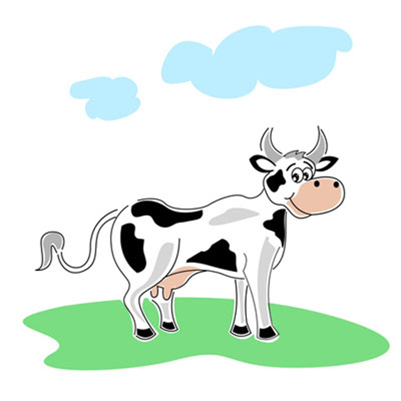 free vector Illustration of cow